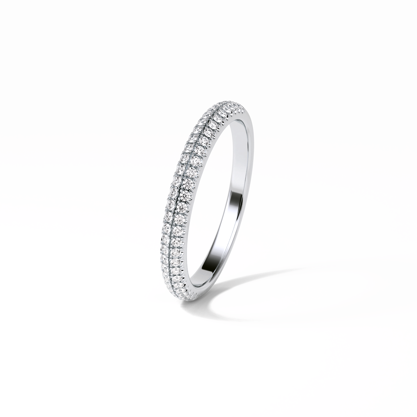 0.32 TCW Round Shaped Wedding Band 3