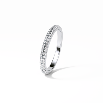 0.32 TCW Round Shaped Wedding Band 3
