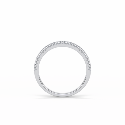 0.32 TCW Round Shaped Wedding Band 5
