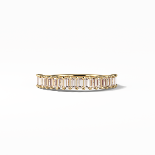 0.5 TCW Baguette Shaped Wedding Band 8