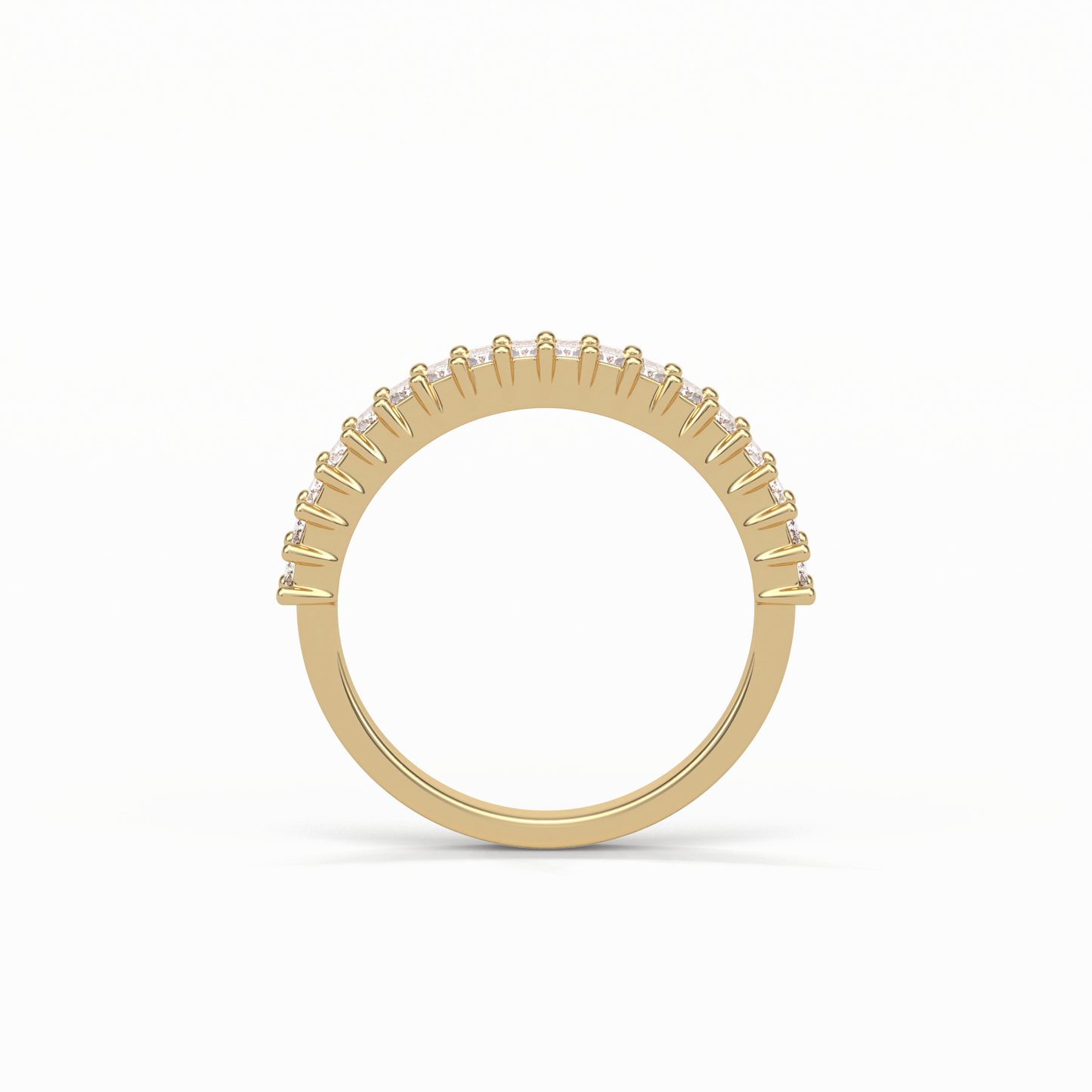 0.5 TCW Baguette Shaped Wedding Band 11