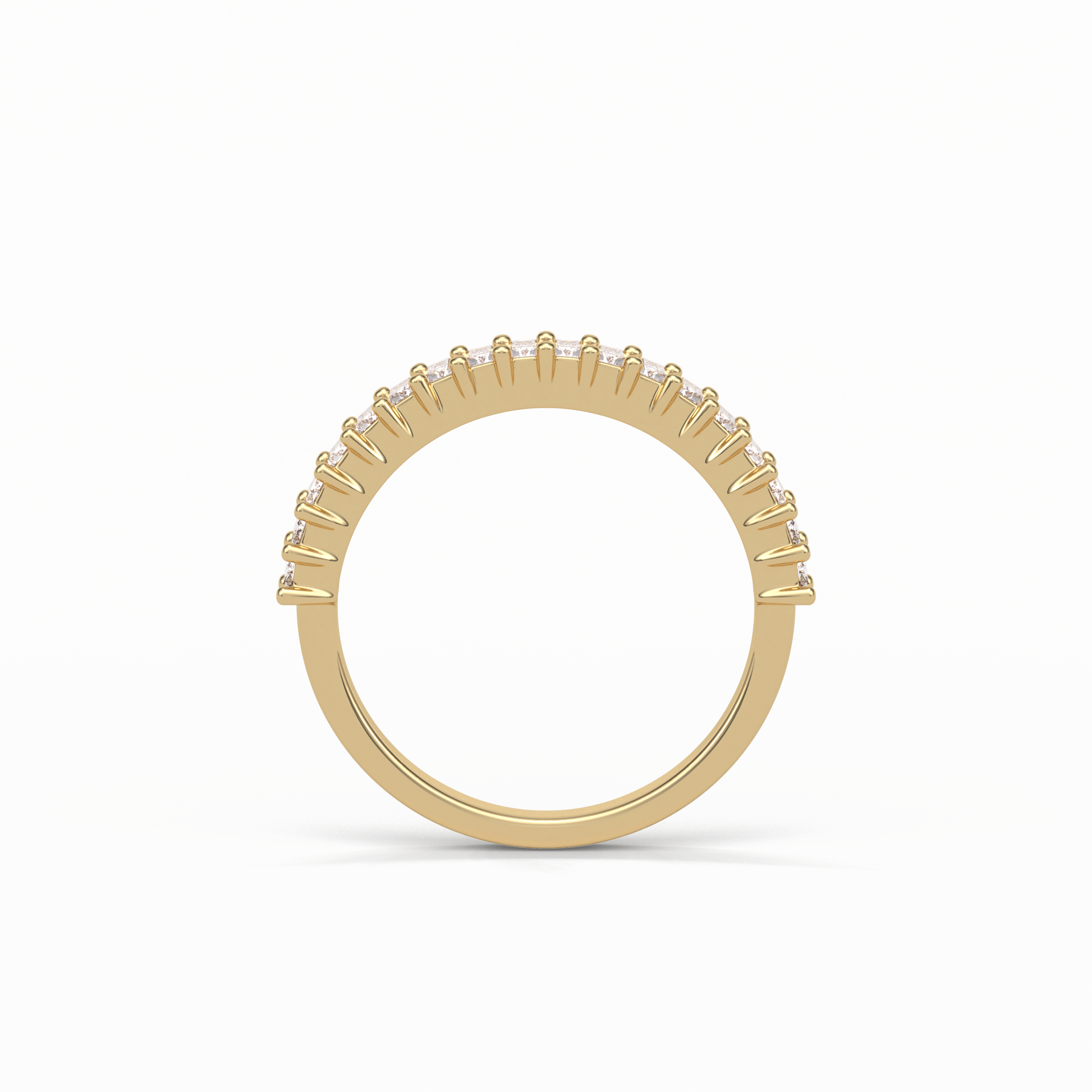 0.5 TCW Baguette Shaped Wedding Band 11