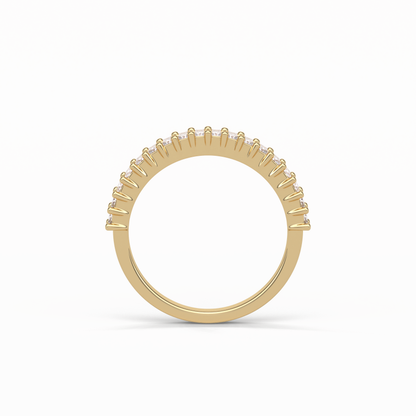 0.5 TCW Baguette Shaped Wedding Band 11