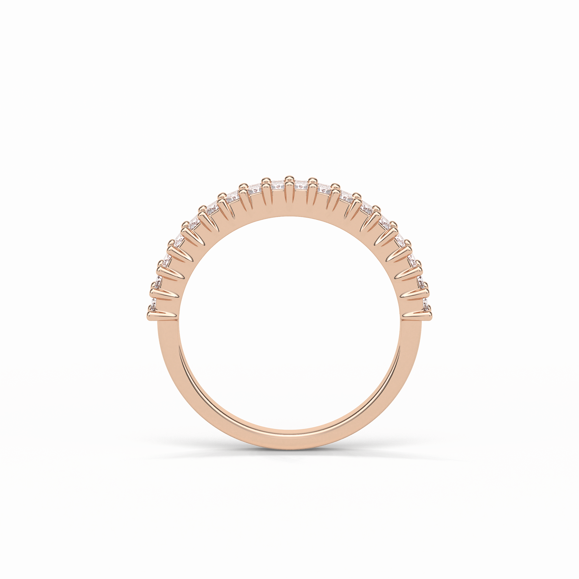 0.5 TCW Baguette Shaped Wedding Band 19