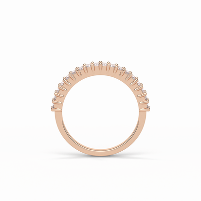 0.5 TCW Baguette Shaped Wedding Band 19