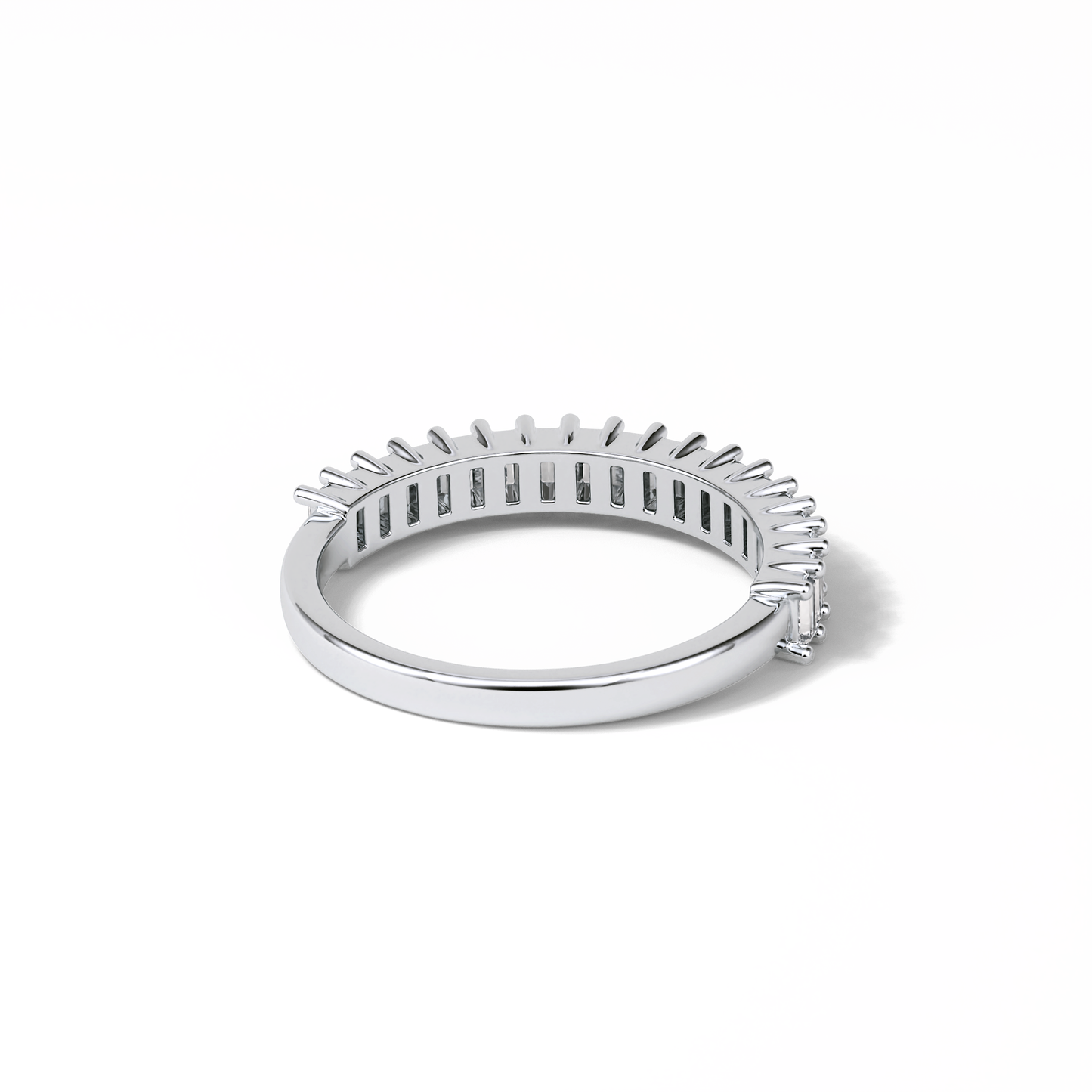 0.5 TCW Baguette Shaped Wedding Band 6