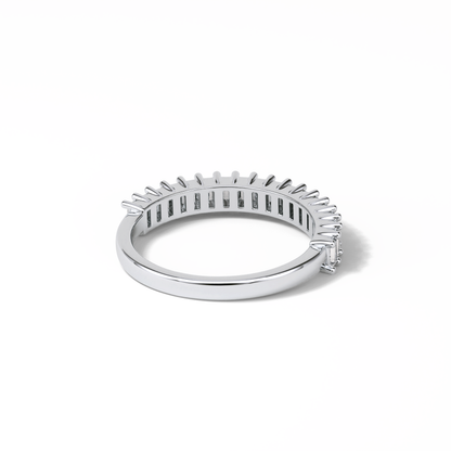0.5 TCW Baguette Shaped Wedding Band 6