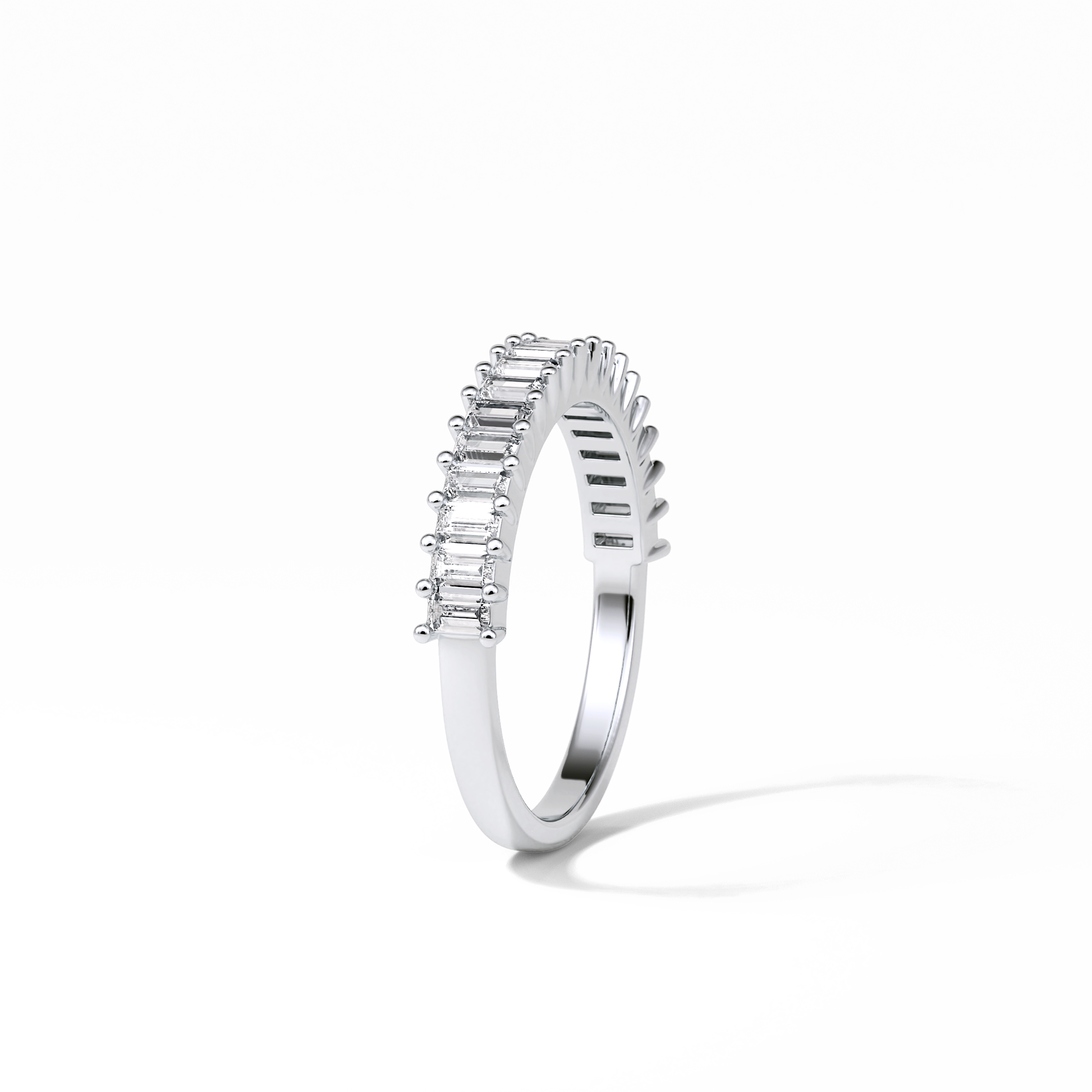 0.5 TCW Baguette Shaped Wedding Band 3