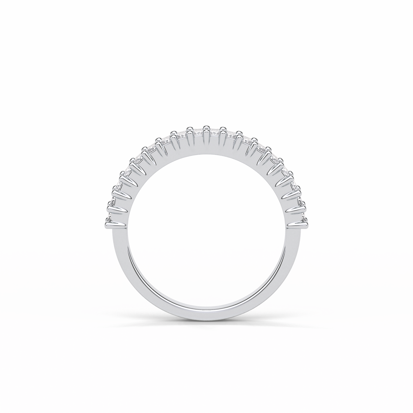 0.5 TCW Baguette Shaped Wedding Band 5