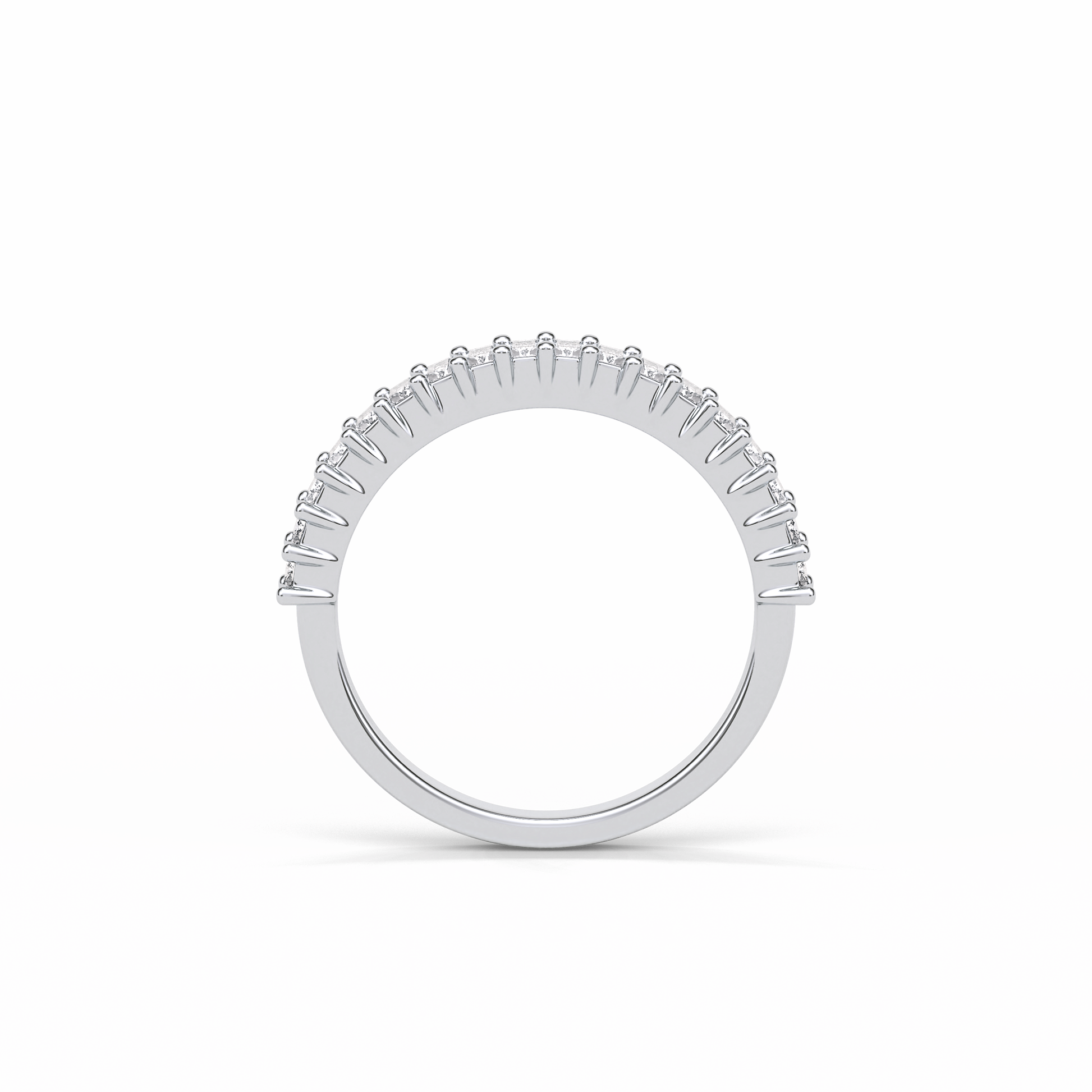 0.5 TCW Baguette Shaped Wedding Band 5