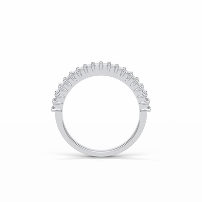 0.5 TCW Baguette Shaped Wedding Band 5
