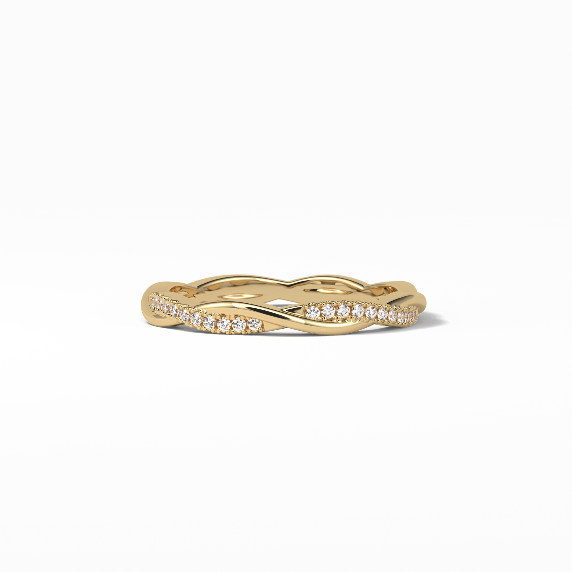 0.16 TCW Round Shaped Wedding Band 8