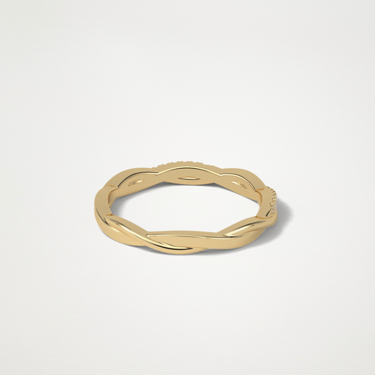 0.16 TCW Round Lab Grown Diamond Full Eternity Wedding Band