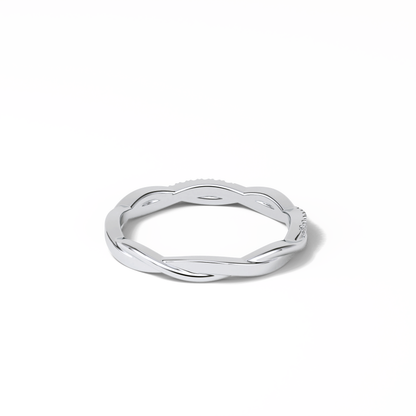 0.16 TCW Round Shaped Wedding Band 6