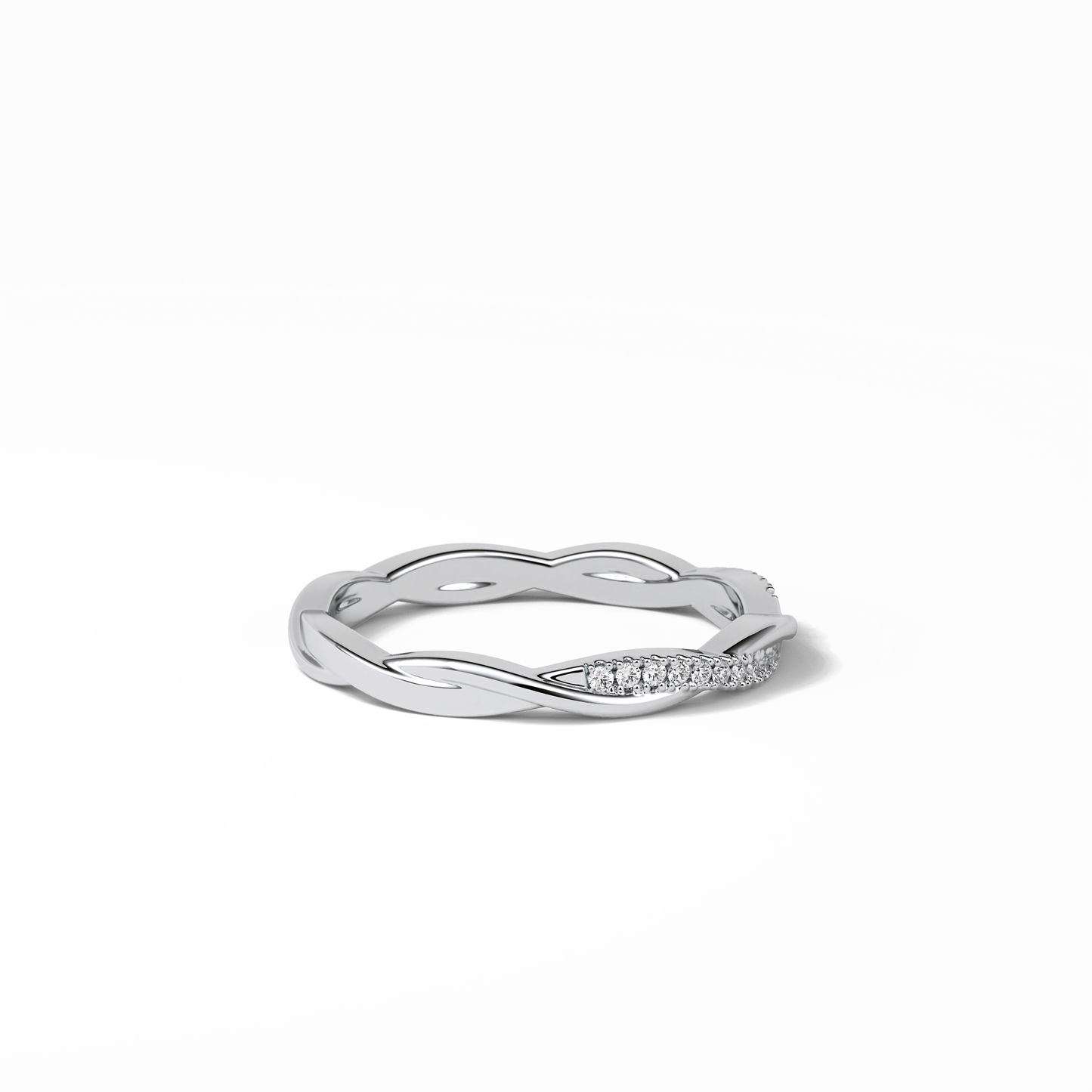 0.16 TCW Round Shaped Wedding Band 7