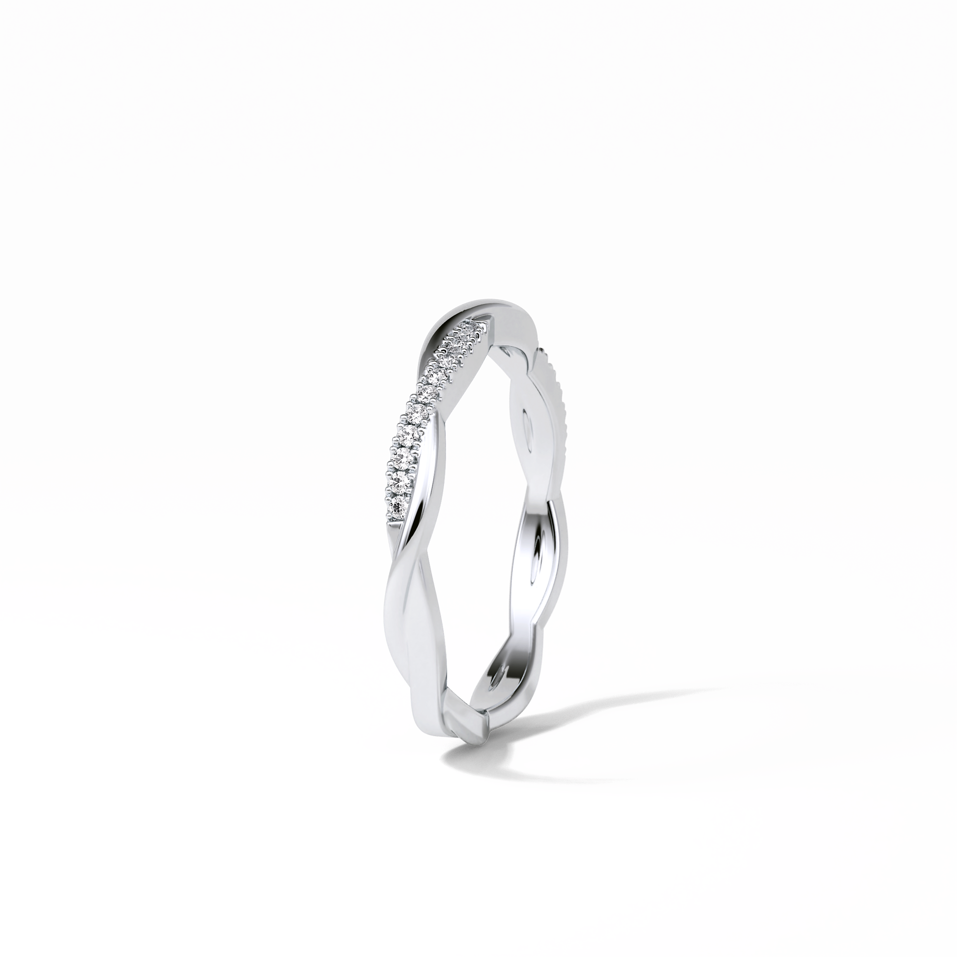 0.16 TCW Round Shaped Wedding Band 5