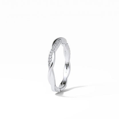 0.16 TCW Round Shaped Wedding Band 5