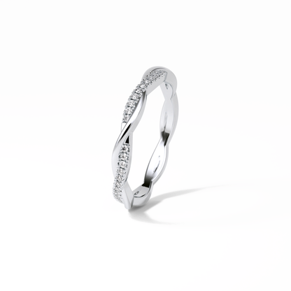 0.16 TCW Round Shaped Wedding Band 3