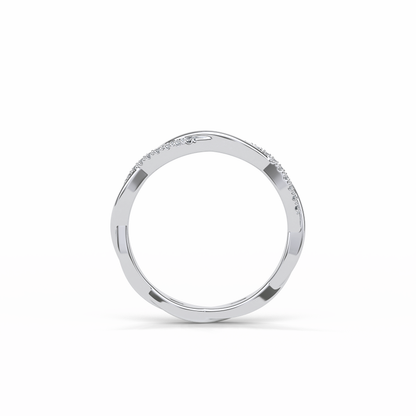 0.16 TCW Round Shaped Wedding Band 4