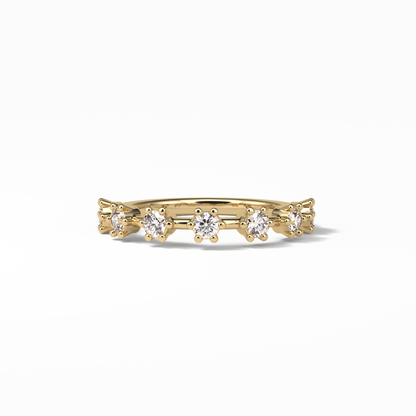 0.49 TCW Round Shaped Wedding Band 8
