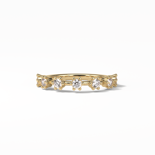 0.49 TCW Round Shaped Wedding Band 8