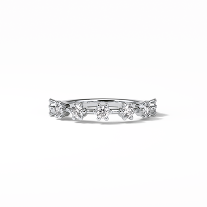 0.49 TCW Round Shaped Wedding Band 1