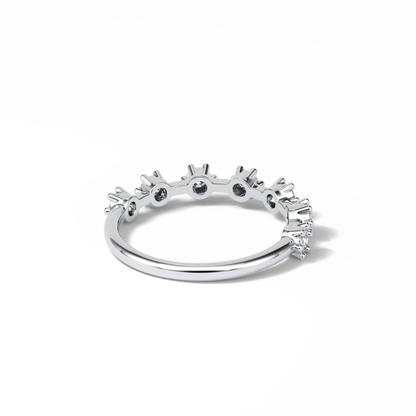 0.49 TCW Round Shaped Wedding Band 7