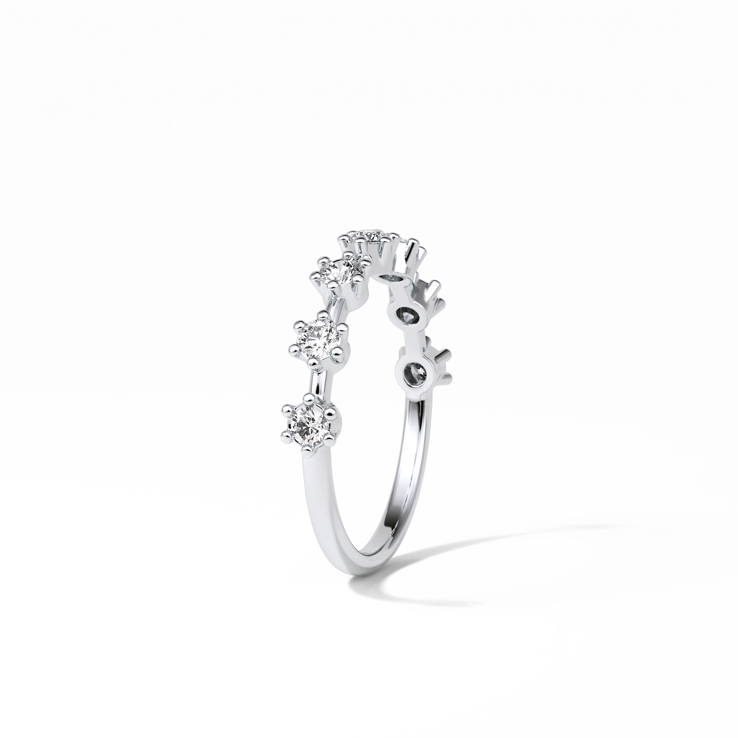0.49 TCW Round Shaped Wedding Band 3