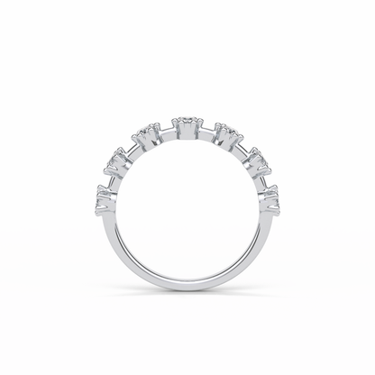 0.49 TCW Round Shaped Wedding Band 5