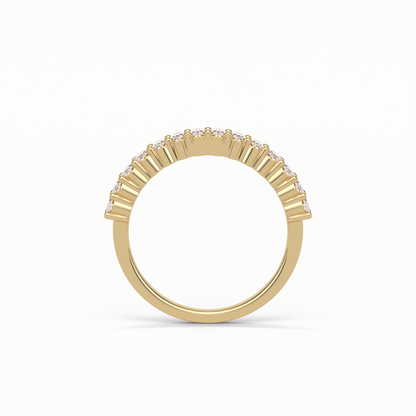 3.5 TCW Oval Shaped Wedding Band 10