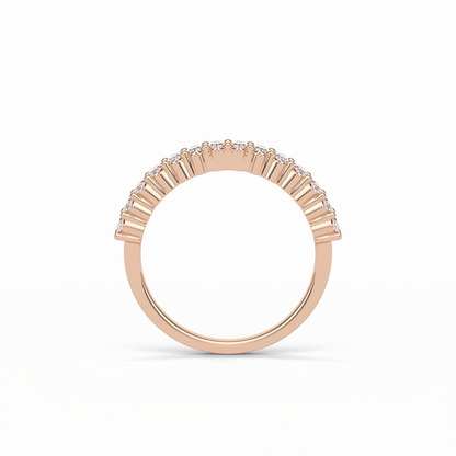 3.5 TCW Oval Shaped Wedding Band 16