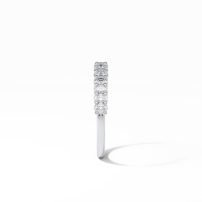 3.5 TCW Oval Shaped Wedding Band 5