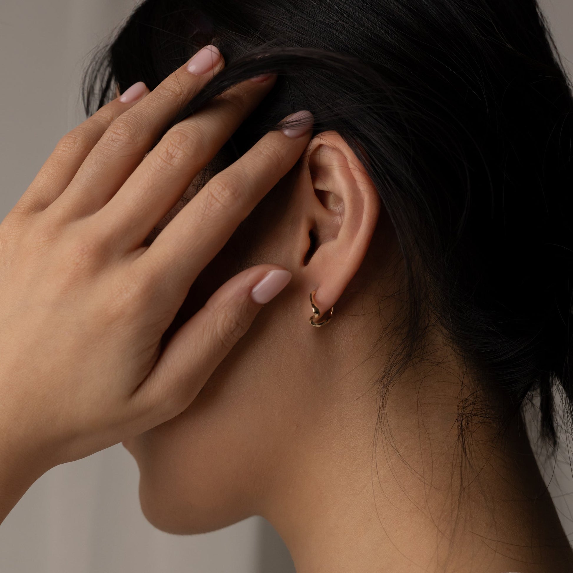 Wave Huggies Earrings