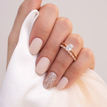 Oval Solitaire Lab Grown Diamond Engagement Ring