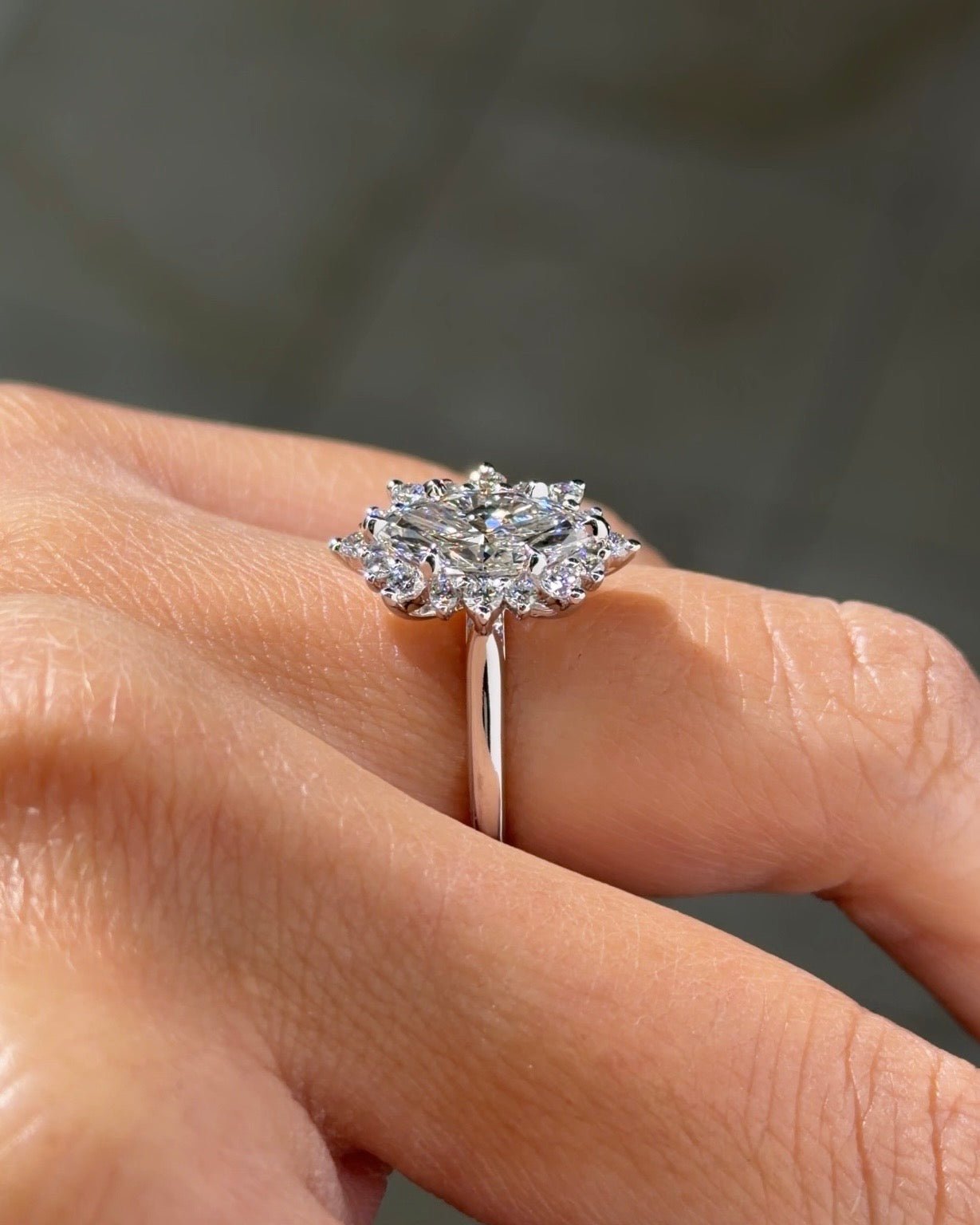 [Style] [Shape] Lab Grown Diamond Engagement Ring