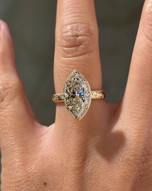 [Style] [Shape] Lab Grown Diamond Engagement Ring
