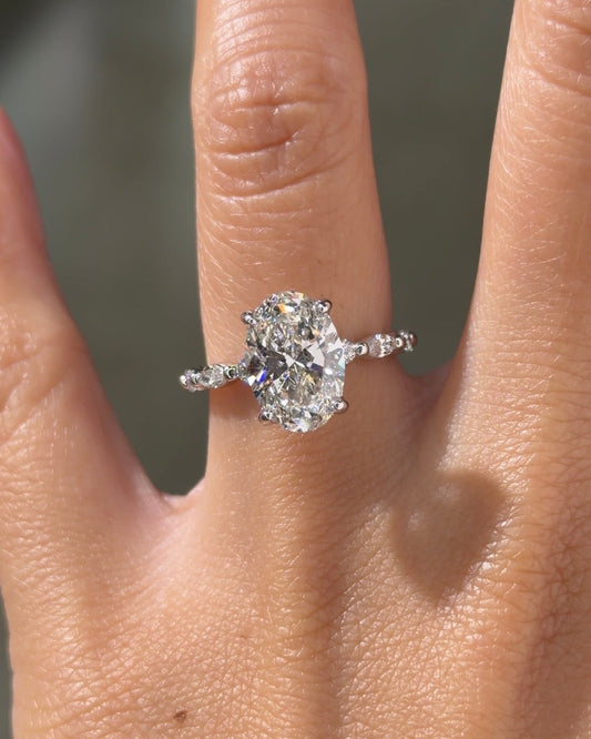 [Style] [Shape] Lab Grown Diamond Engagement Ring