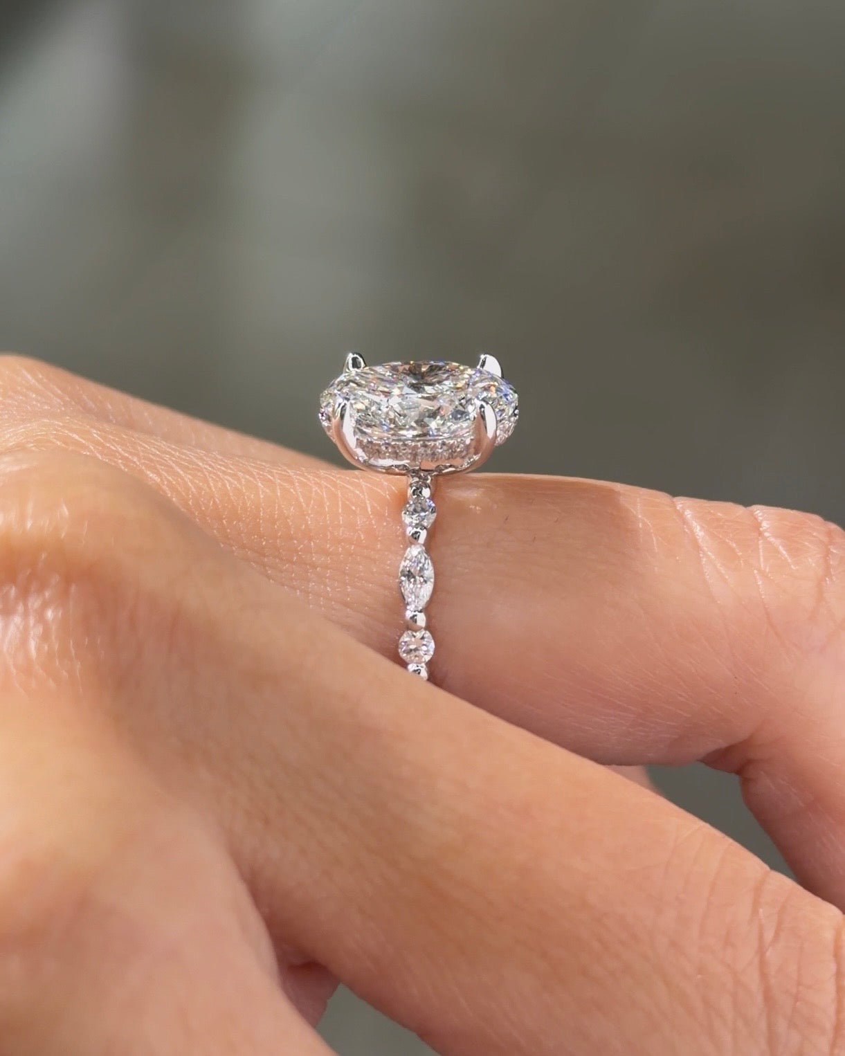 [Style] [Shape] Lab Grown Diamond Engagement Ring
