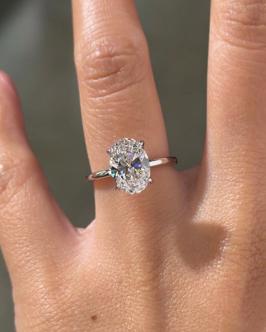 [Style] [Shape] Lab Grown Diamond Engagement Ring
