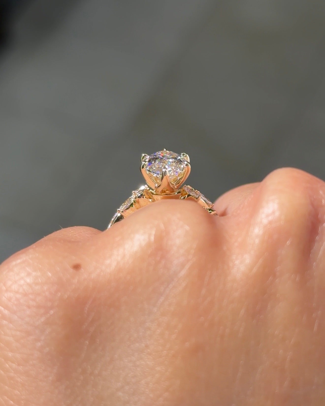 [Style] [Shape] Lab Grown Diamond Engagement Ring