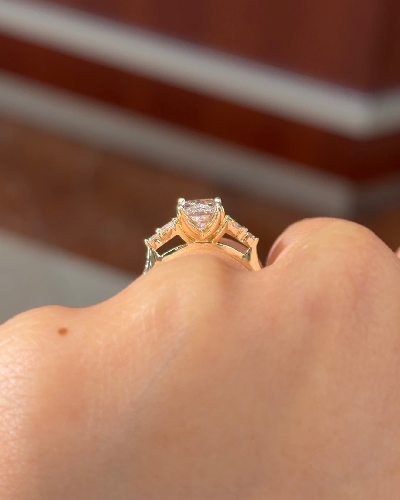 [Style] [Shape] Lab Grown Diamond Engagement Ring