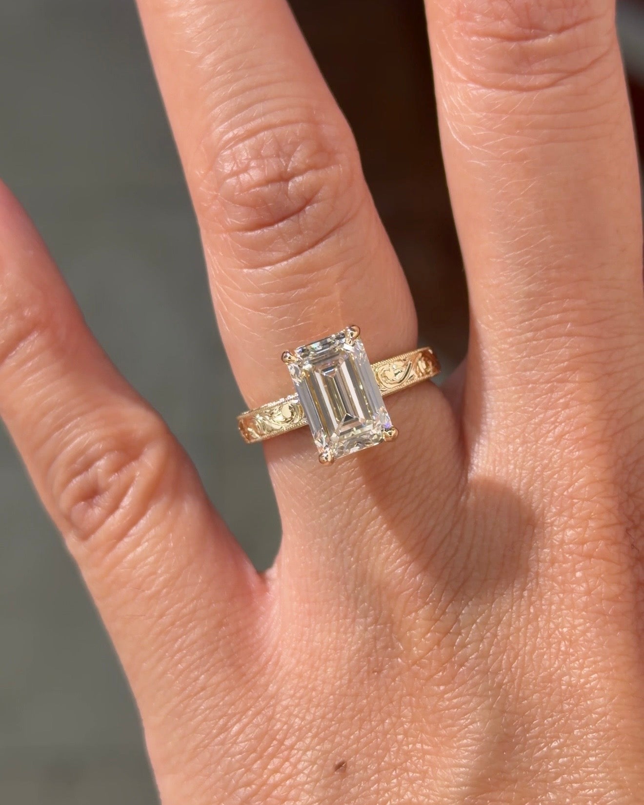 [Style] [Shape] Lab Grown Diamond Engagement Ring