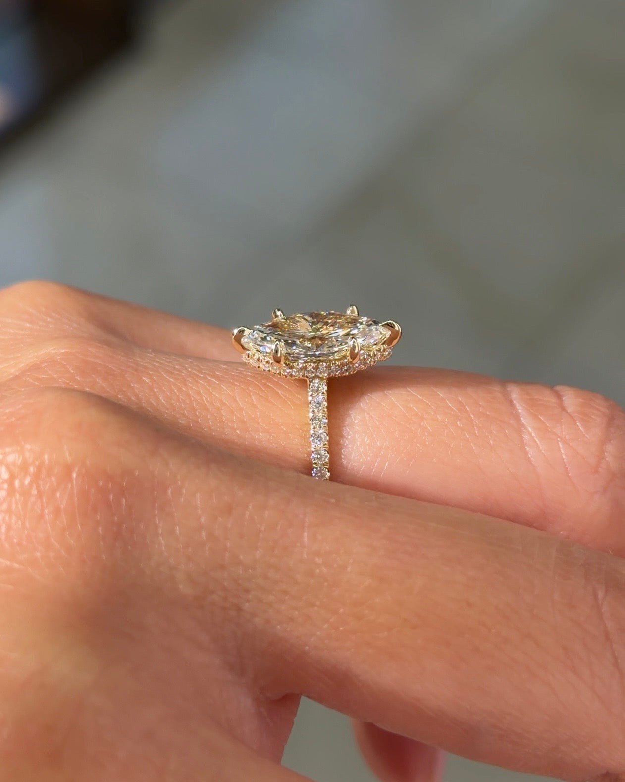 [Style] [Shape] Lab Grown Diamond Engagement Ring