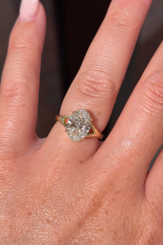 [Style] [Shape] Lab Grown Diamond Engagement Ring