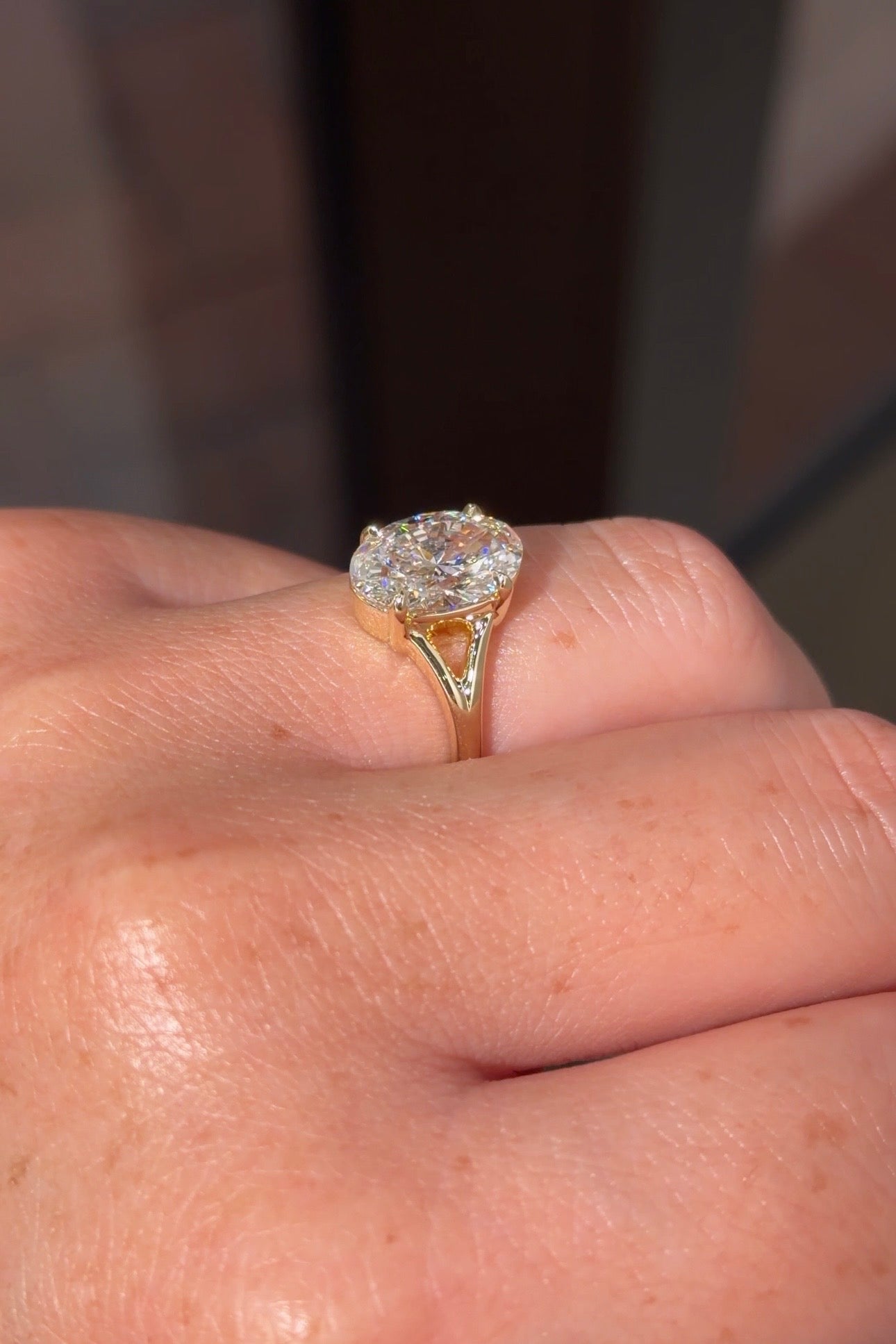 [Style] [Shape] Lab Grown Diamond Engagement Ring