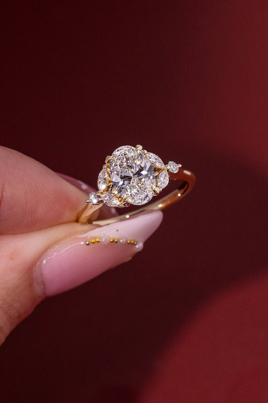 [Style] [Shape] Lab Grown Diamond Engagement Ring