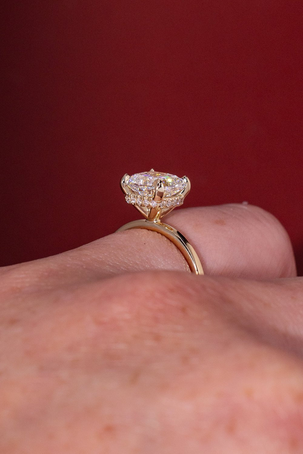 [Style] [Shape] Lab Grown Diamond Engagement Ring