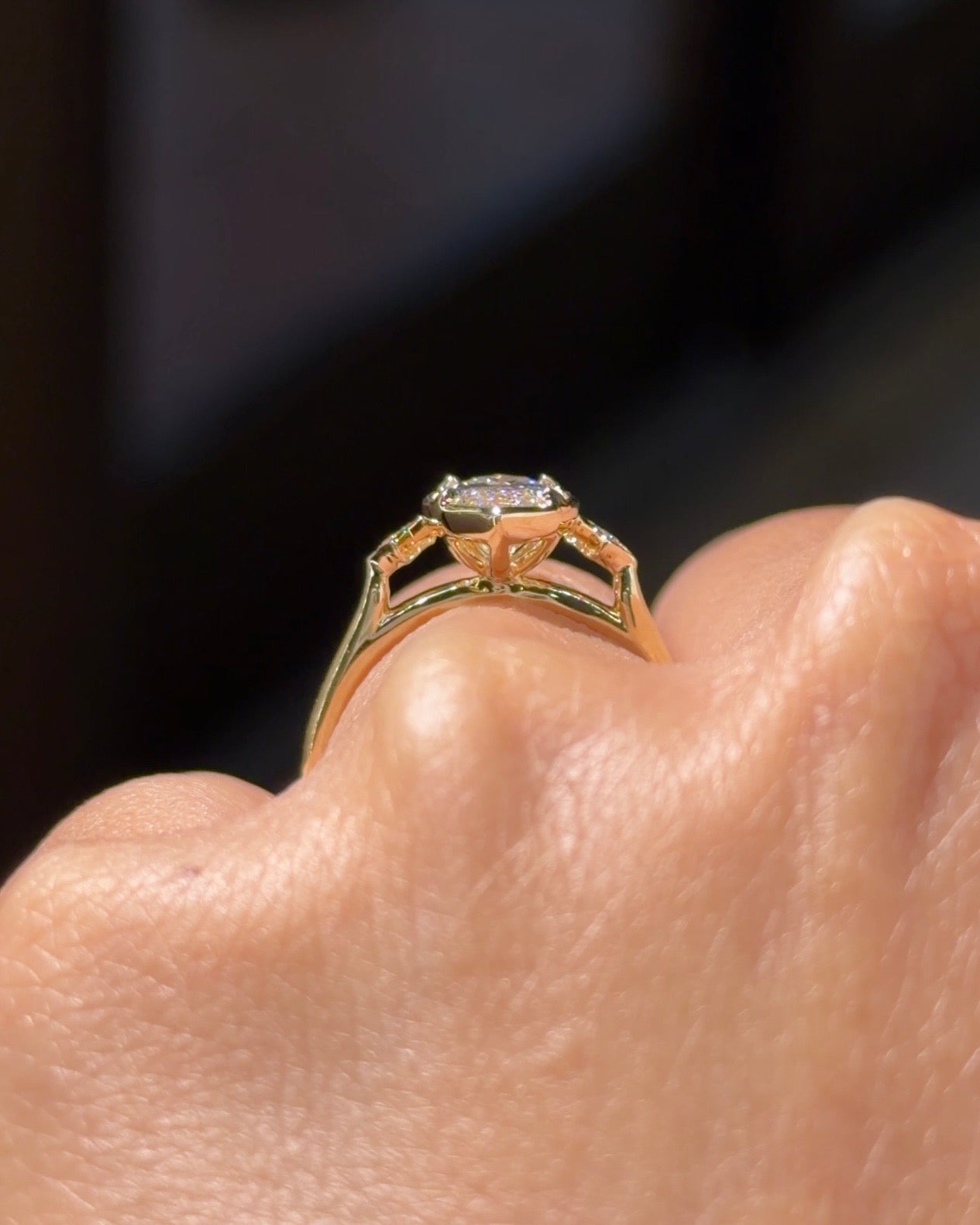 [Style] [Shape] Lab Grown Diamond Engagement Ring