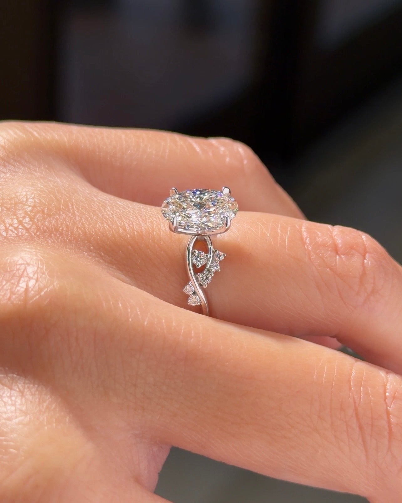 [Style] [Shape] Lab Grown Diamond Engagement Ring