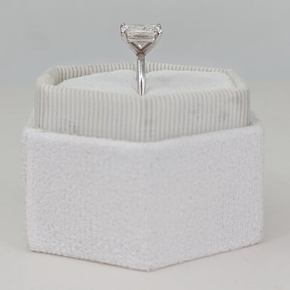 Cushion Solitaire Lab Grown Diamond Engagement Ring